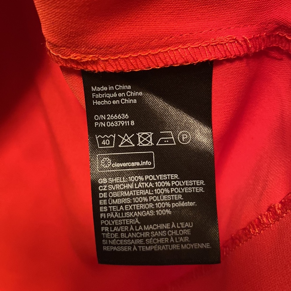 NWOT H&M Orange Blouse…size 2 - Picture 5 of 5